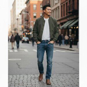 Joe's Jeans Men 31x34 Blue Wash The Classic Straight Leg Denim Jeans